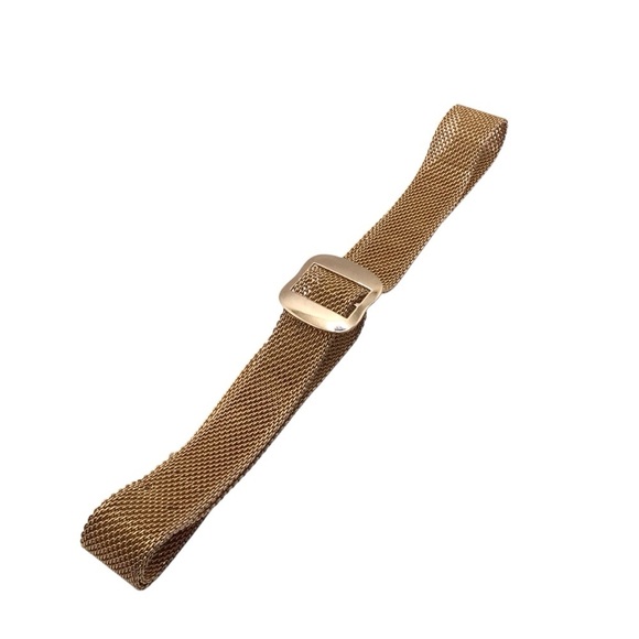 Vintage Sarah Coventry Gold Tone Mesh Belt 36” Chainmail Buckle Retro 1” Wide main image 7